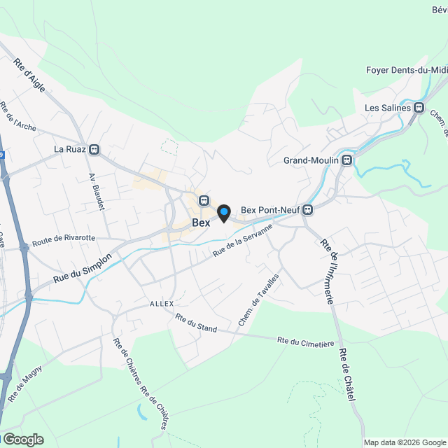 Maison au Châtel-sur-Bex, livré avec potager privé - Karte