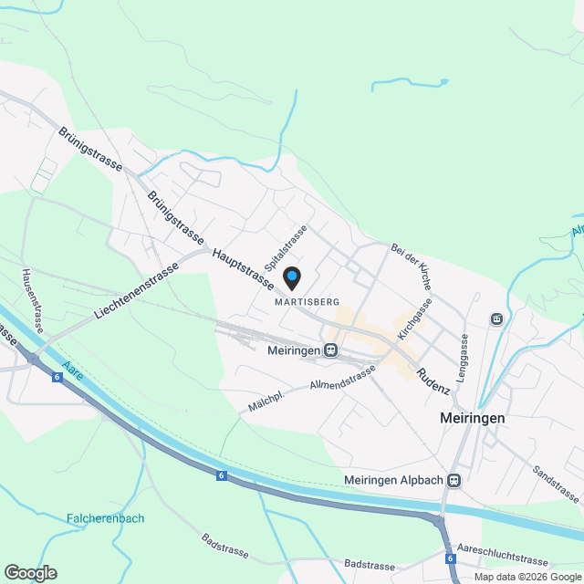 Im Zentrum - Moderne 4.5-Zimmer-Neubau-Wohnung mit Bergblick in Meiringen - Karte