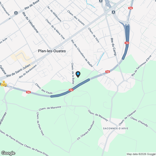 Superbe villa sur plan à Plan-Les-Ouates (Villa C) - Karte