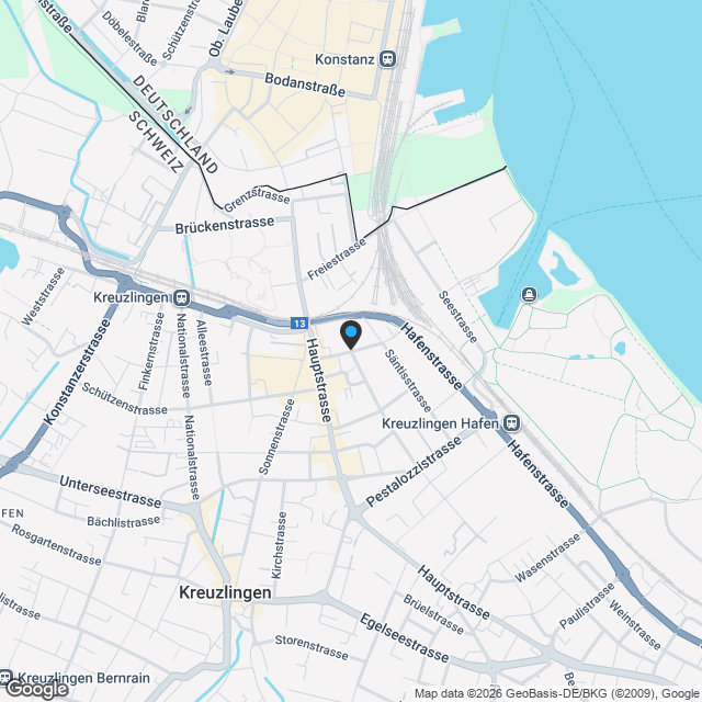 letzte Chance auf ein grosses 6.5-Zi. Einfamilienhaus mit unverbaubarer Sicht - Karte