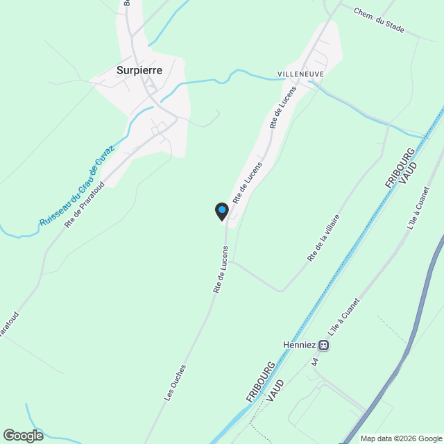 Nouvelle Promotion " Les Collondels" : 5 Spacieuses villas familiale de 6,5 p avec studio indépendant à Surpierre (FR) - Karte