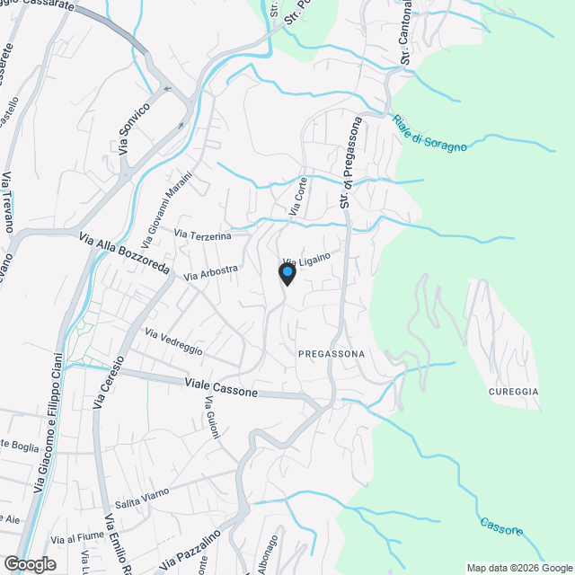 Moderne und ruhige Räume - 3.5 Zimmer in einer exklusiven Residenz am Stadtrand   | Spazi Moderni e Sereni - 3.5 Locali in Residenza Esclusiva ai Confini della Città - Karte