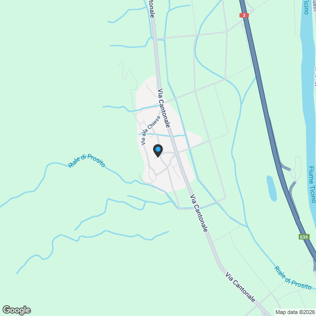 Villetta unifamiliare con giardino e vista aperta - Karte