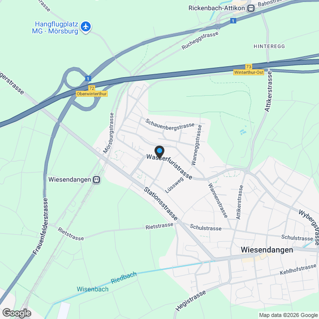 Neubauprojekt - 4,5 Zimmer Penthouse - Über den Dächern von Wiesendang - Karte