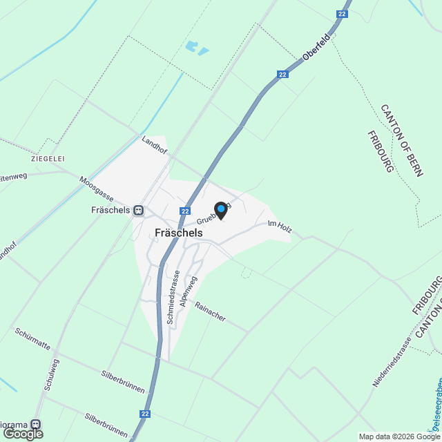 Zeitgemässer Neubau mit naturnahem Wohngefühl - Karte