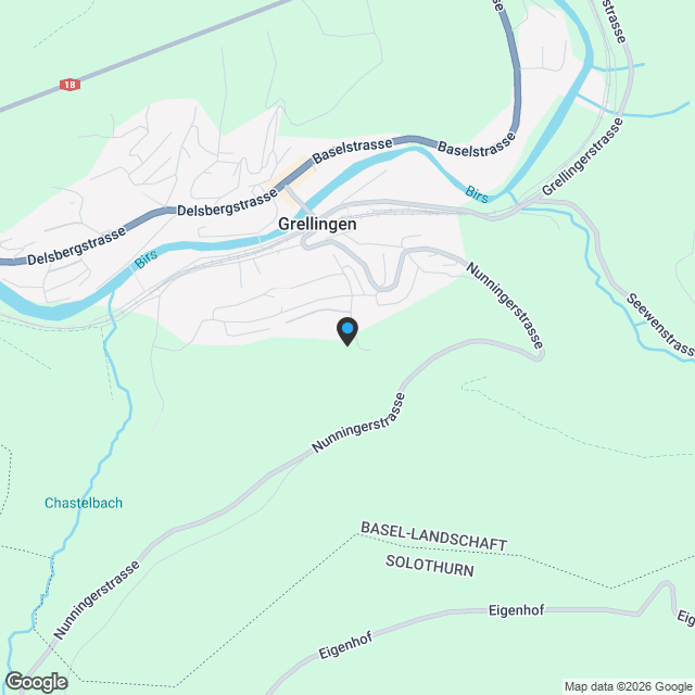 Neubau Grellingen: 4.5-Zimmer-Wohnungen mit Panoramablick - Karte