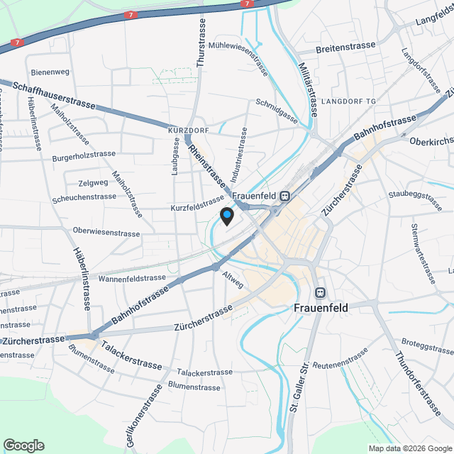 Zuhause am Untersee - für Menschen, die einfach wohnen wollen. Bezirk - Karte