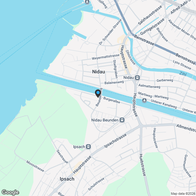 Einzigartiges Wohnen an der Aare – geniessen auf grünem Fuss - Karte