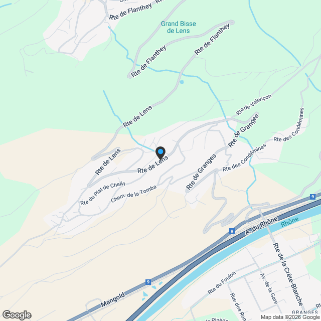 Nouvelle villa 5.5 pièces à Lens de 180m2 avec vue imprenable - Karte