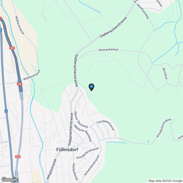 Wohnen im wundervollen und idyllischen Füllinsdorf mit einer traumhaften Weitsicht - Karte