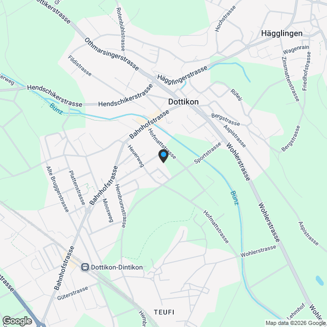 Doppelt neu, doppelt attraktiv - Neubau-MFH in Dottikon - Karte