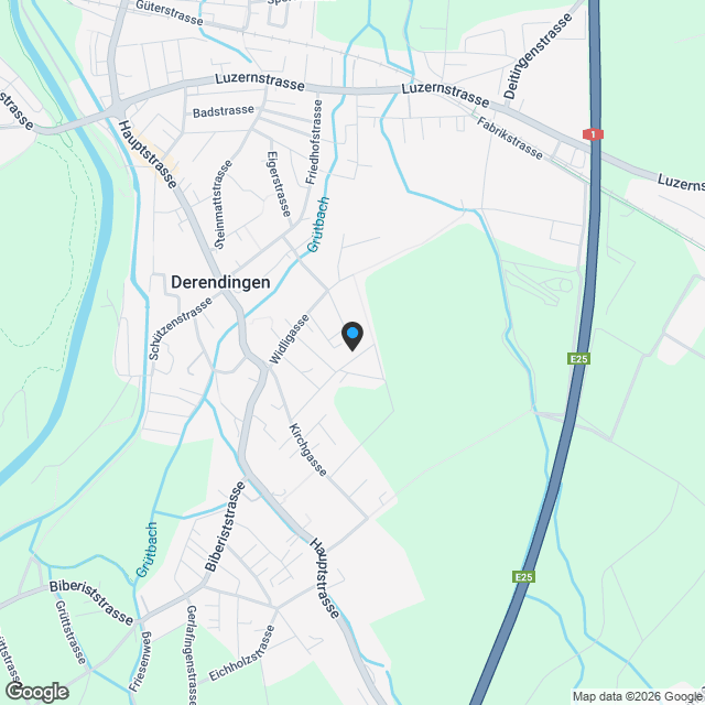 Moderne 5-Zimmer-Maisonette-Wohnung in Derendingen - Karte
