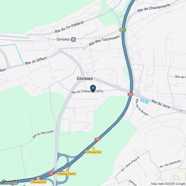 GIVISIEZ - Attique de 6.5 pièces avec permis en force ! - Karte