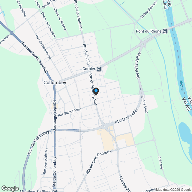 Collombey-Muraz - Villas les Montagnier - 6.5 pièces - Lot n°1 - Karte