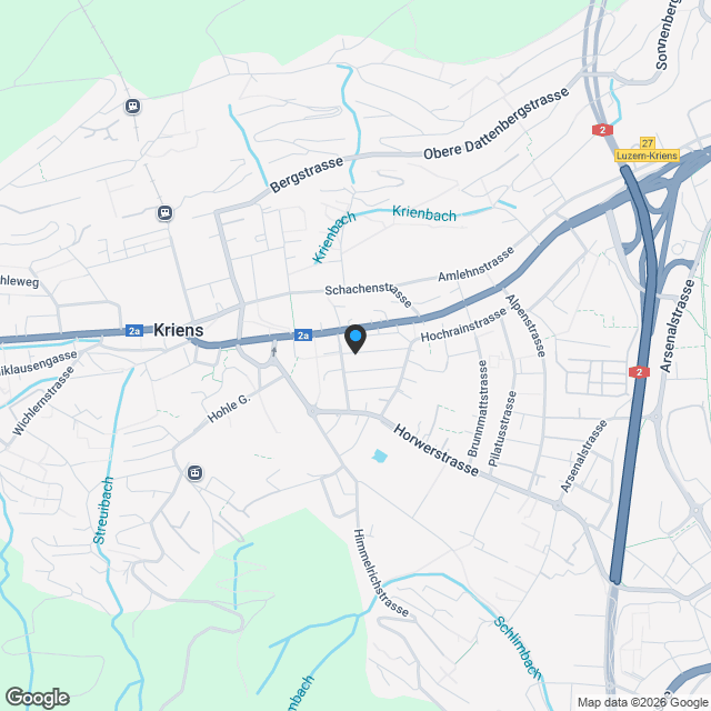 Exklusives Neubau-DEFH an begehrter Lage in Kriens - Karte