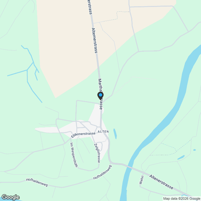 Reihenhaus Marthalerstrasse 27c in Alten - Kauf oder Mietkauf - Karte