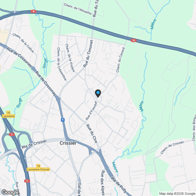 Villa jumelle contemporaine - Karte