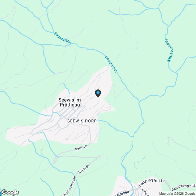 3½-Zimmer-Neubauwohnung mit Garten im Projekt PRADA, Seewis - Karte