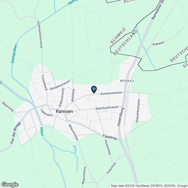 Grosszügig, individuell, naturnah - Familienglück in Rheinnähe - Karte