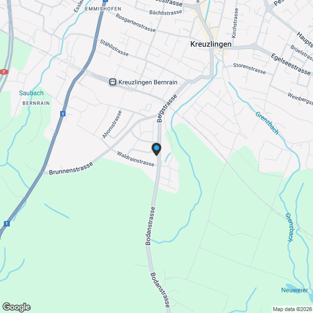 Neubau südausgerichtete, grosszügige 3.5-Zi. Wohnung im 1. OG - Linéa Kreuzlingen - Karte