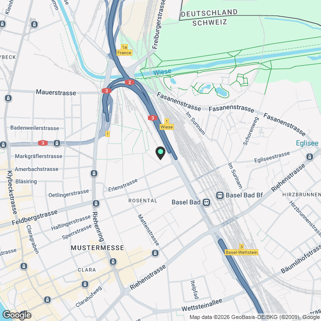 Urbane Lebensqualität in nachhaltigem Zukunftsquartier - Karte