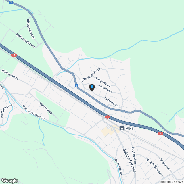 Attraktives DEFH an sonniger Lage - Überbauung Konkordia - Karte