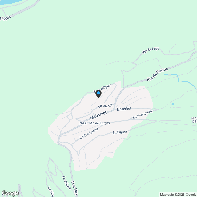 Nax - Promotion "La Royère" - Karte