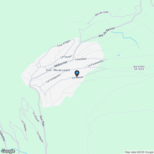 Balcon du Ciel à Nax - Résidences principales du studio au 4 pièces, début des travaux au printemps 2025 - Karte