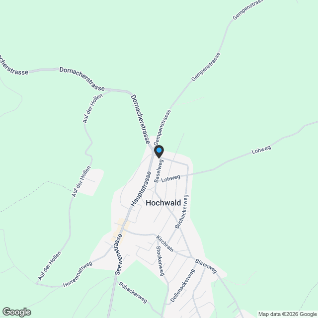 Letztes 6 1/2 Zimmer Doppelhaus - Karte