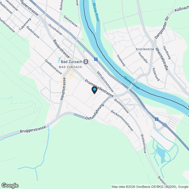 Duett Bad Zurzach - Karte