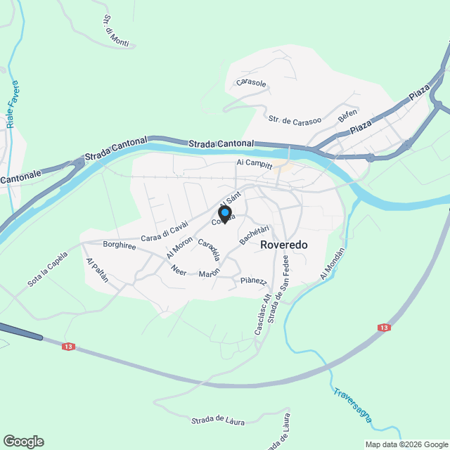 Residenze Amarillys - Villette moderne e accoglienti di 5 locali con giardino a Roveredo (GR) - Karte