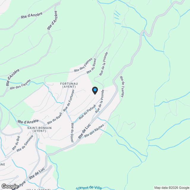 Projet - Chalet (A) neuf en bois de mélèze  Avec permis de construire - Karte