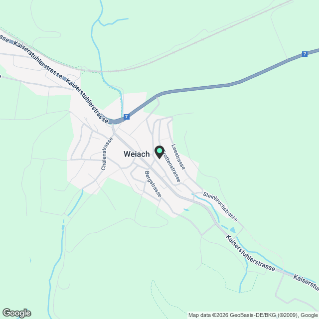 Moderne 2.5-Zimmer-Wohnung in ruhiger Lage in Weiach - Karte