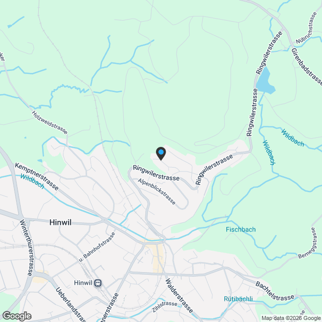 Modernes 6.5-Zimmer-Einfamilienhaus in ruhiger Lage mit unverbaubarer Fernsicht - Karte