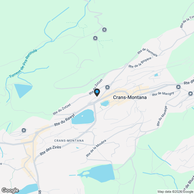 CHALET ALTIMA – 4.5 pces DUPLEX EN SECONDAIRE, au coeur de Crans-Montana - Karte