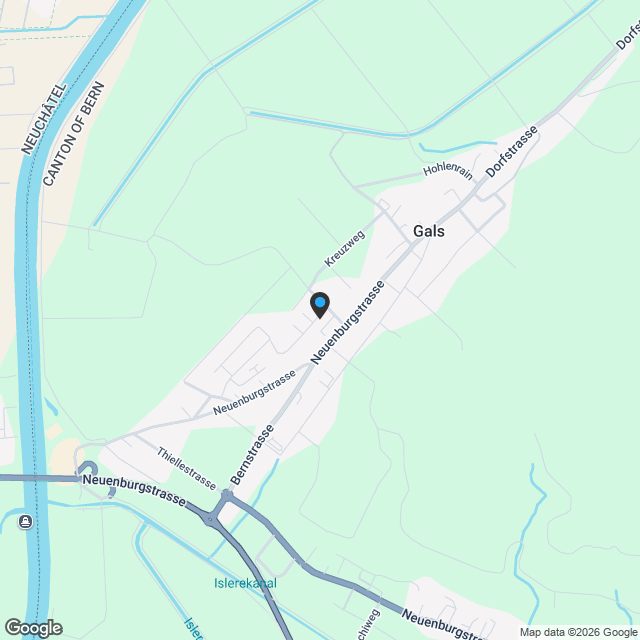 Exklusives Wohnen zwischen Bieler- und Neuenburgersee - Karte