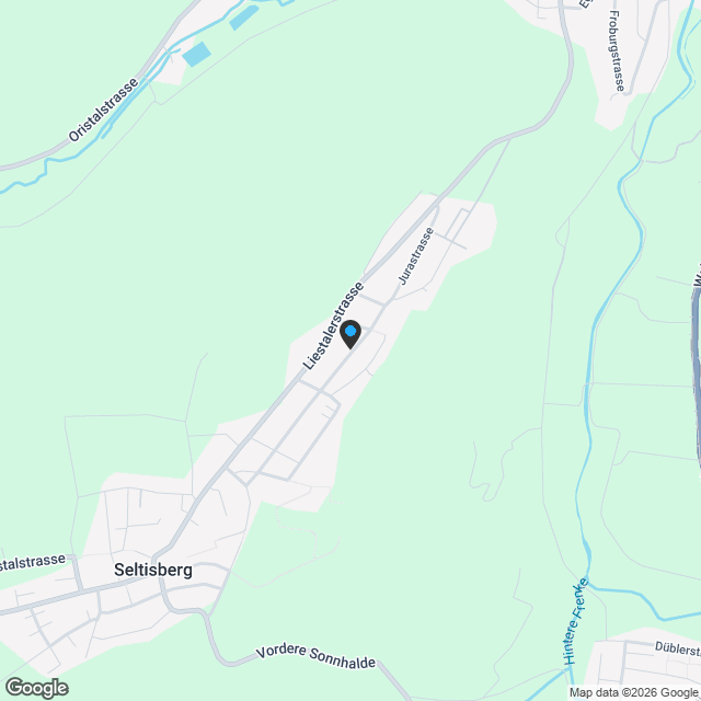 Letzten 4 Häuser: Moderne 5.5-Zimmer-Doppelhaushaelfte in ruhiger Lage von Seltisberg - Karte