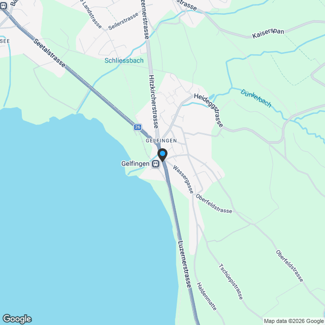 «Turmfalke» in Gelfingen: Wohn- und Lebensgenuss am Baldeggersee. - Karte