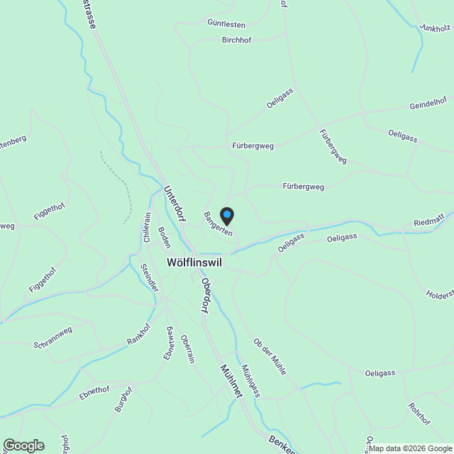Modernes 5.5-Zimmer-Doppelhaus in ruhiger Lage Wölflinswil  Kanton AG - Karte