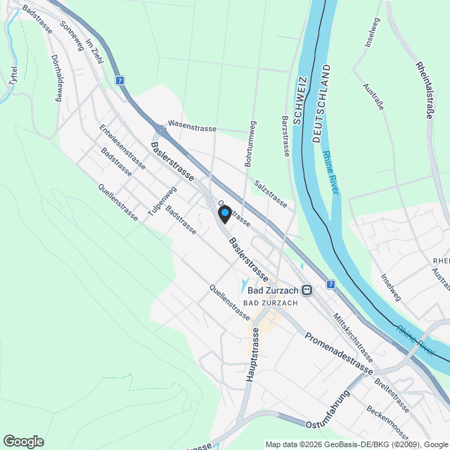 Open House - Letzte freie 4 1/2 Zimmer Wohnung in Bad Zurzach - Karte