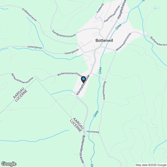Ihr neues Zuhause in Bottenwil – Wohnen mit Weitblick ins Grüne - Karte