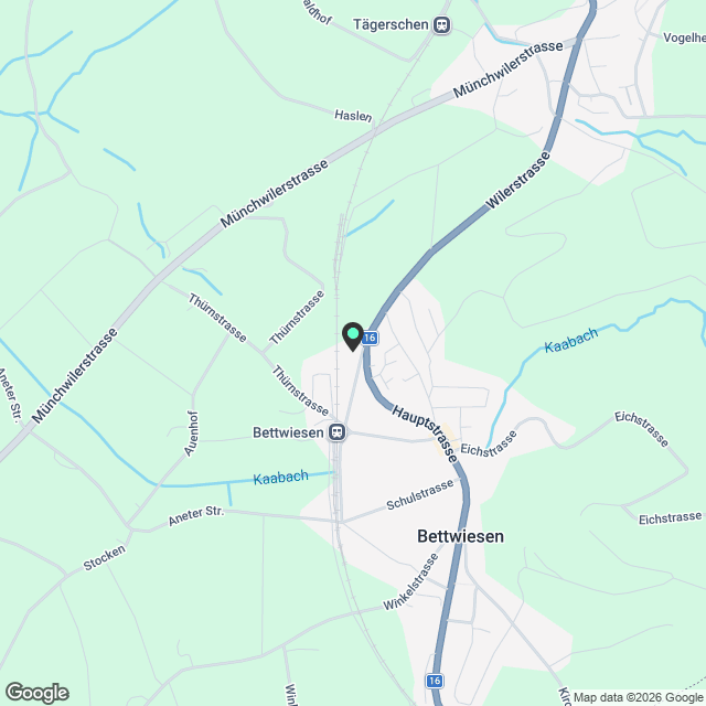 Moderne 1.5-Zimmer-Wohnung in ruhiger Lage Bettwiesen - Karte