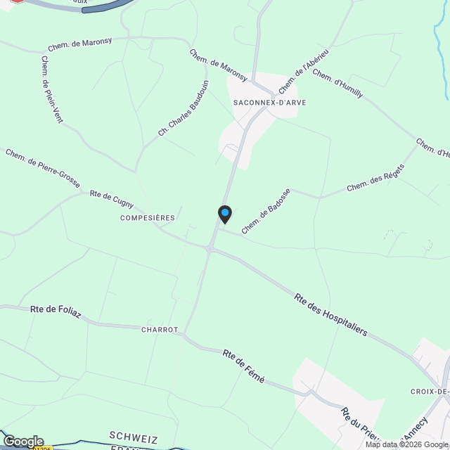 Promotion de 15 appartements au coeur de la campagne genevoise - Karte