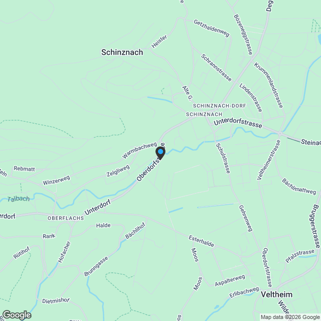Neue 3.5-Zimmer-Duplex-Wohnung in Schinznach Dorf - Karte