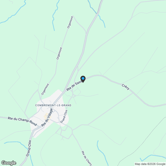 LES VILLAS DU GRAND PRÉ  Villa individuelle 5.5 pièces - Lot A - Karte