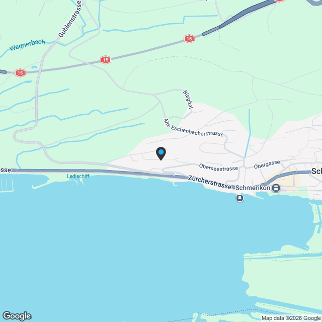 Neubau Haus West Doppeleinfamilienhaus mit Seeblick - Karte