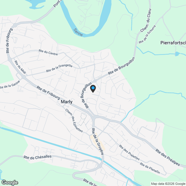 Projet de nouvelle construction exclusif  au coeur de Marly - Karte