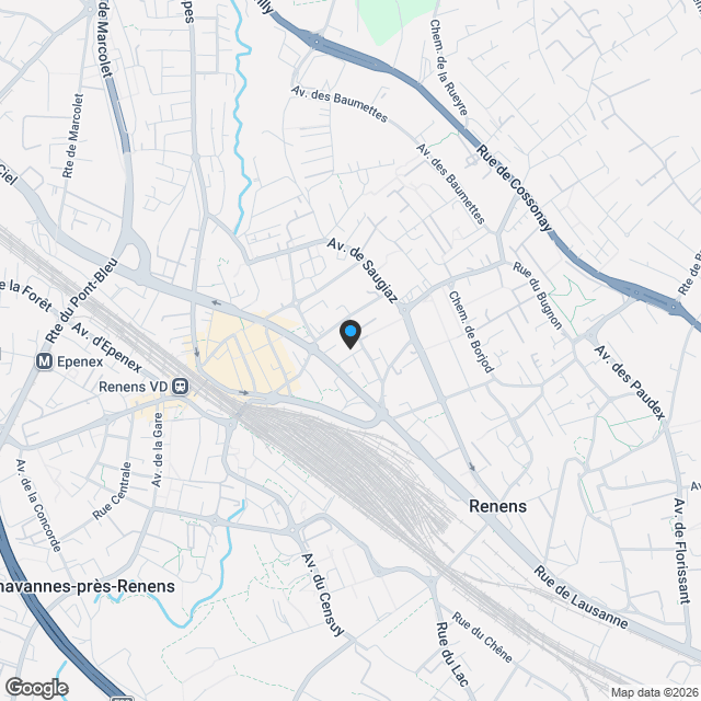 Centre-ville Spacieux 2,5 pièces avec grand jardin - Karte