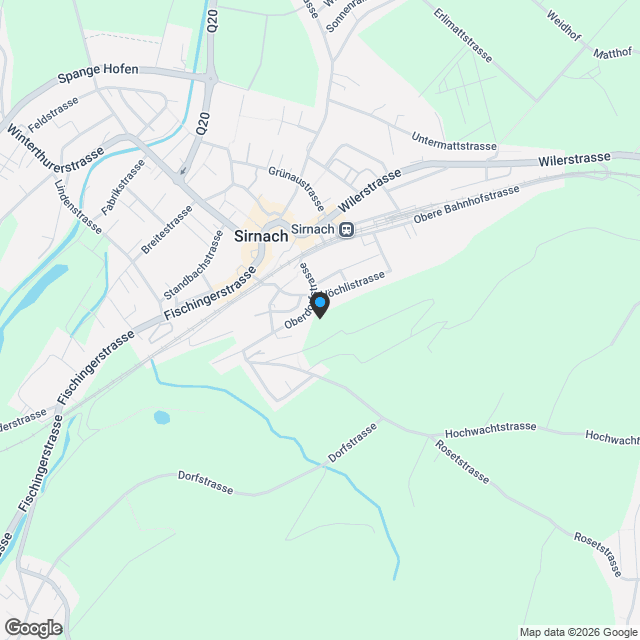 Charmante Neubauwohnung in Sirnach - Karte