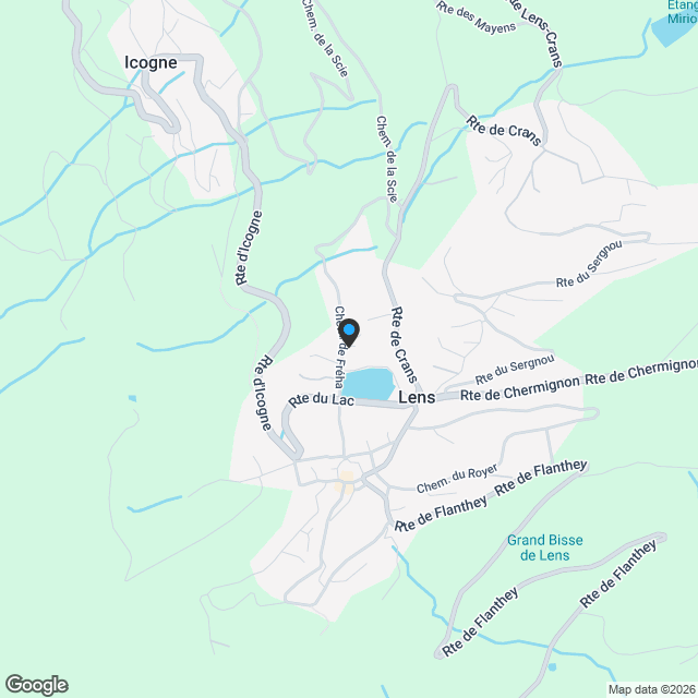 Chalet au coeur des Alpes - Karte